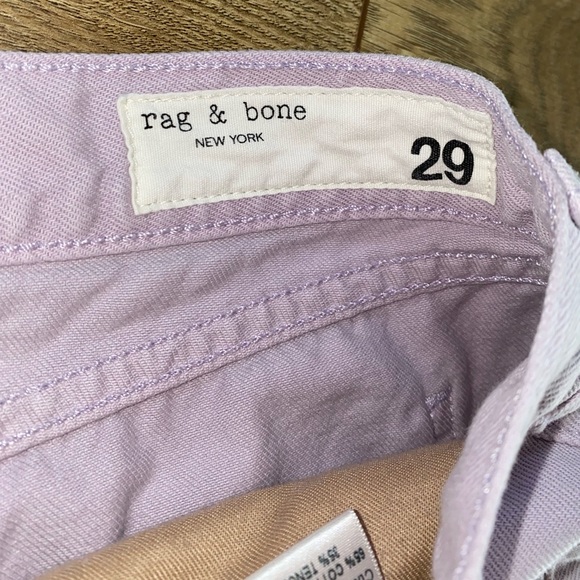 Rag & Bone Cutoff Lilac Shorts - Picture 4 of 5